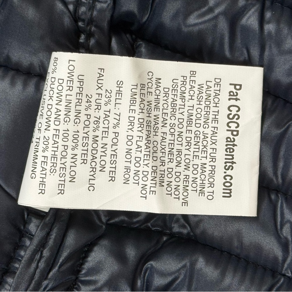 The North Face Women’s Pro 900 Navy Down Quilted Puffer Vest Vintage Gorpcore - Picture 9 of 11